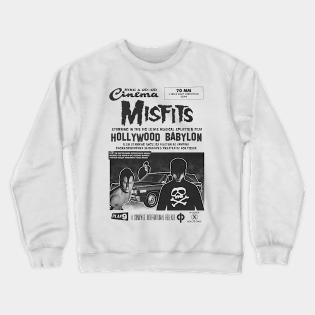 Misfits - Hollywood Babylon Crewneck Sweatshirt by CosmicAngerDesign